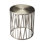 Kruse Iron 15.5"W Drum Side Table