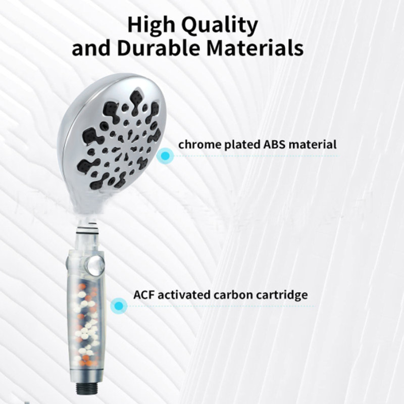 Norbi Filtered Shower Head, 9 Spray Modes High Pressure Shower Head ...