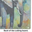Elephant Glass Cutting Board Large