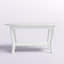 Table basse ovale 36 "avec tablette Carbin-598350990