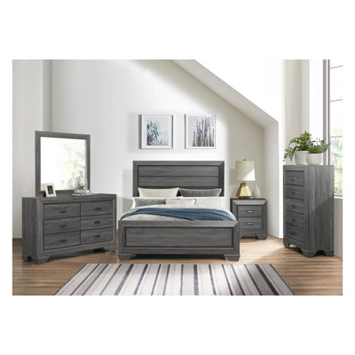 Ensemble de chambre à coucher à panneau 3-1 ans Evynn