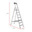 7- Step Aluminium Lightweight Folding Step Ladder