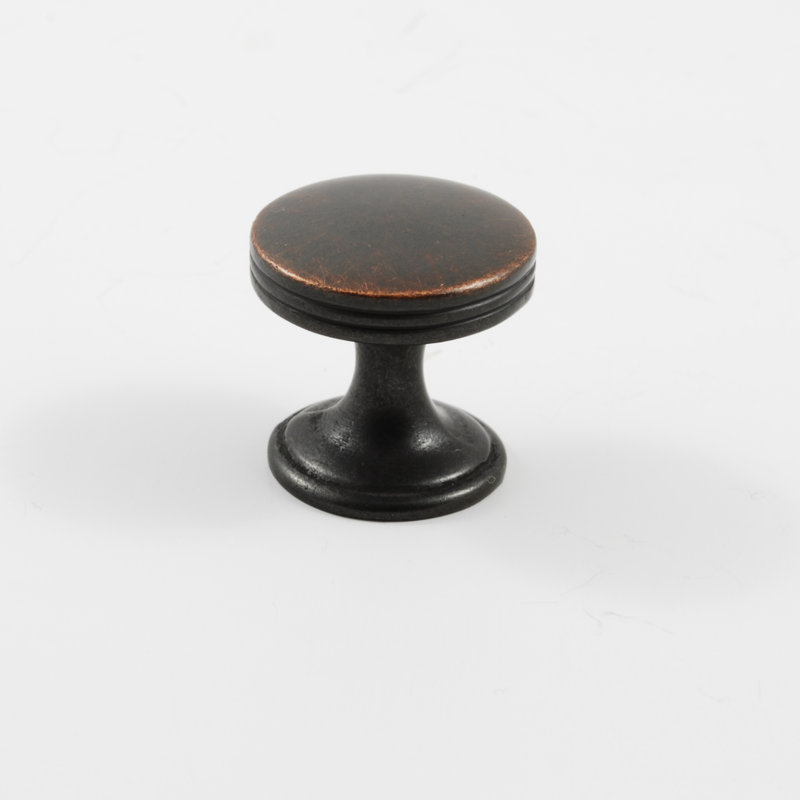 1" Diameter Mushroom Knob, Venetian Bronze