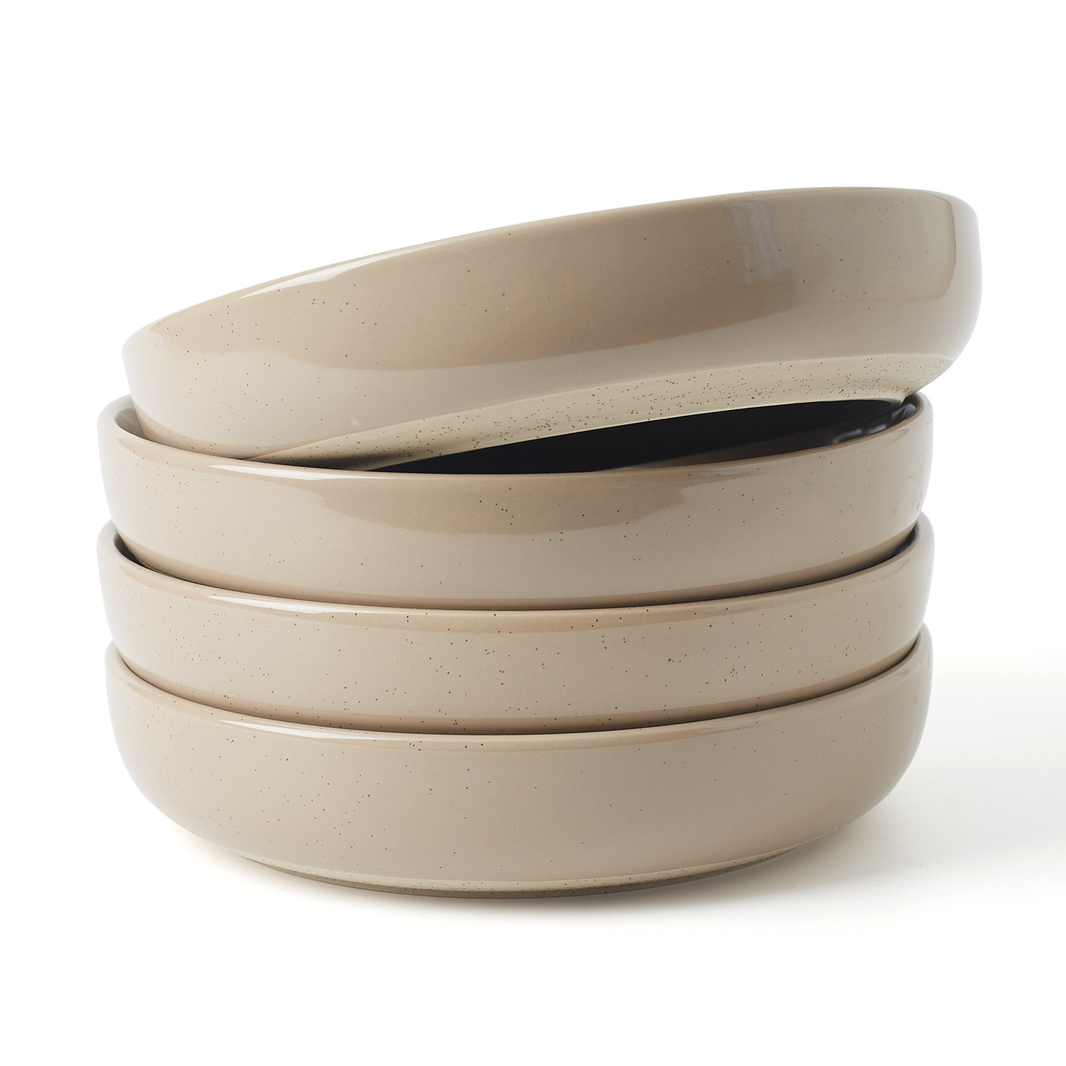 Daytona Stoneware Pasta Bowl, Brown