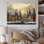 Paysage d'hiver de la ville russe I - Art mural paysage d'hiver