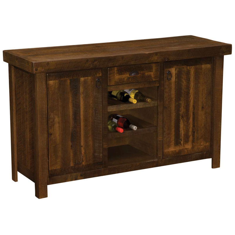 Buffet avec support à vin Fireside Lodge Barnwood