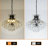 6 Light Dimmable Black Crystal Chandelier