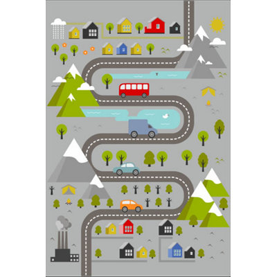 Tapis de couloir luxueux, 100% velours, 31,5 po x 59,1 po | Semelle en coton antidérapant, hauteur des poils: 0,4 po | Antibactérien et lavable à la machine, impression numérique 3D | Design élégant pour le salon et le vestibule