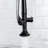 Matte Black Pull Down Faucet - Heavy Duty Commercial Single Handle Pre-Rinse Fitting Kitchen Style Plug