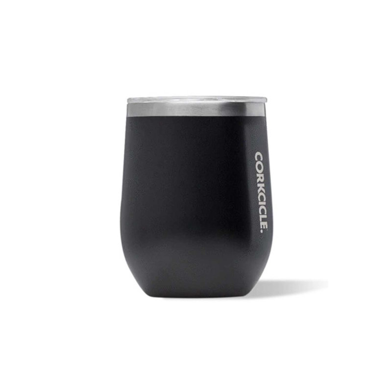 Corkcicle 12 fl. oz. Triple Wall Insulated Stainless Steel Travel Mug with, Matte Black