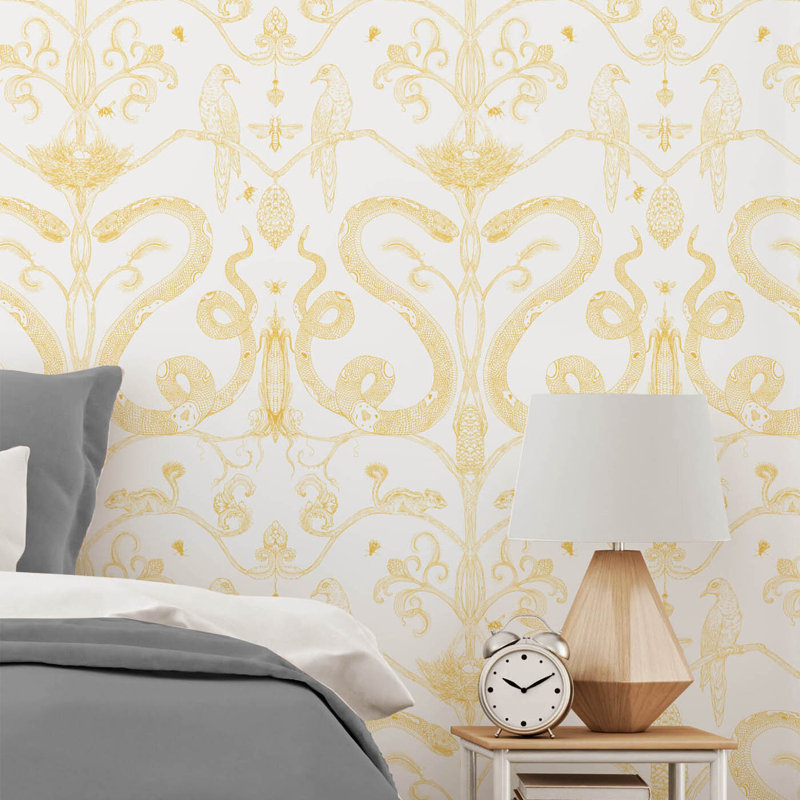 Snake Party, Gold/White, Vinyl