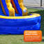 Glissade d'eau gonflable de qualité commerciale 15 pi JumpOrange Titanium (avec piscine et souffleur)-98013279