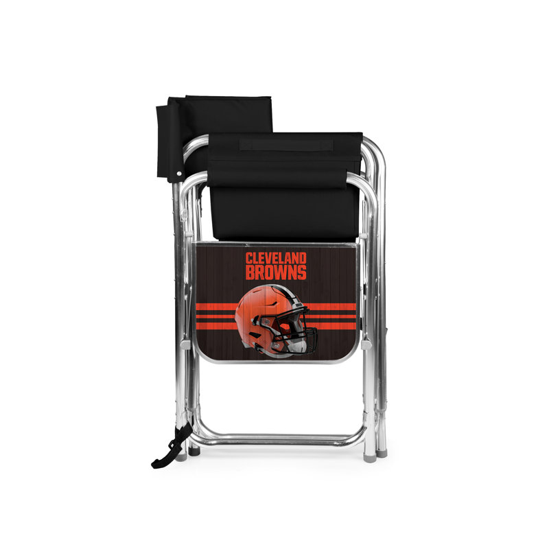 Folding Director Chair, Cleveland Browns, Black