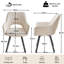 Linen Blend Upholstered Armchair-129704584-129704578-129704575