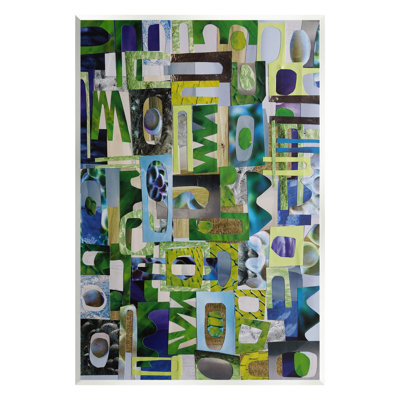 Golders - forme abstraite verte - peinture