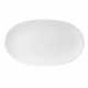 LX Collective White Oval Tray