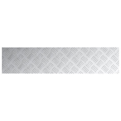 Silver Aluminium Stair Treads Rectangular