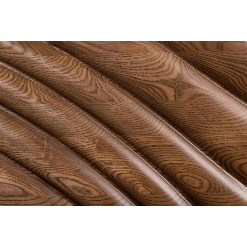 Alaia 71'' Sideboard, Walnut/Silver Steel