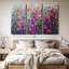 «Hollyhocks Inspired By Pollock» sur-189076567