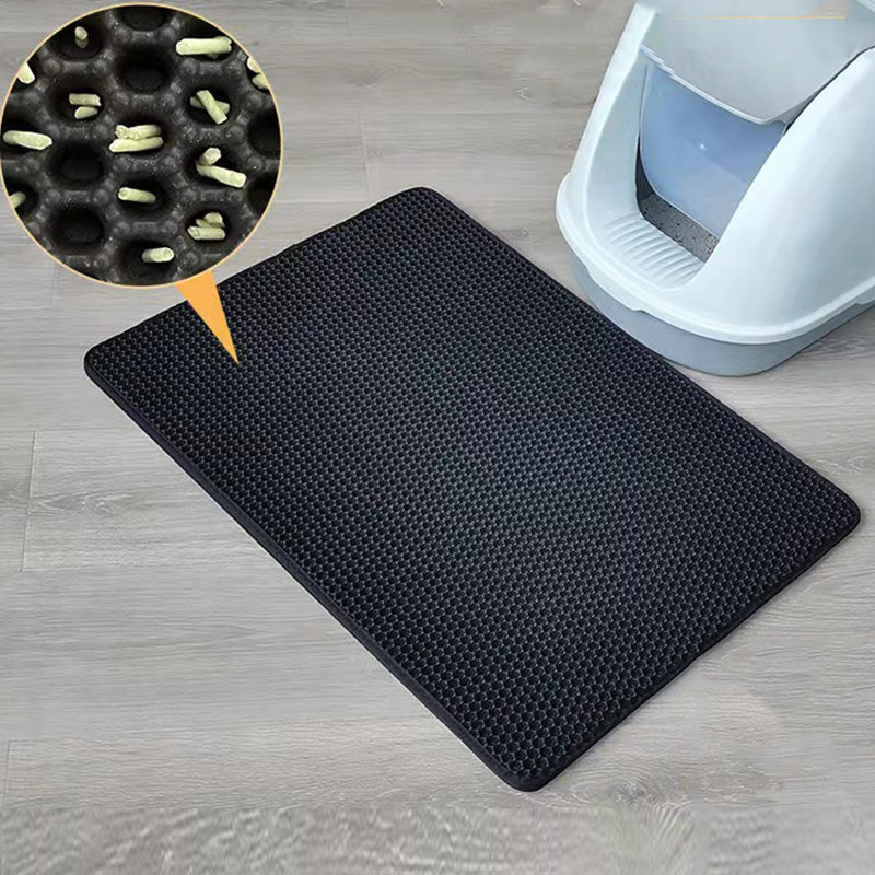 Cat Litter Trapper Dual Layer Mat, 1" H x 30" W x 22" D
