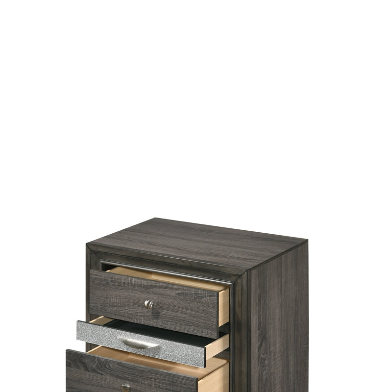 Table de chevet Naima, Gris
