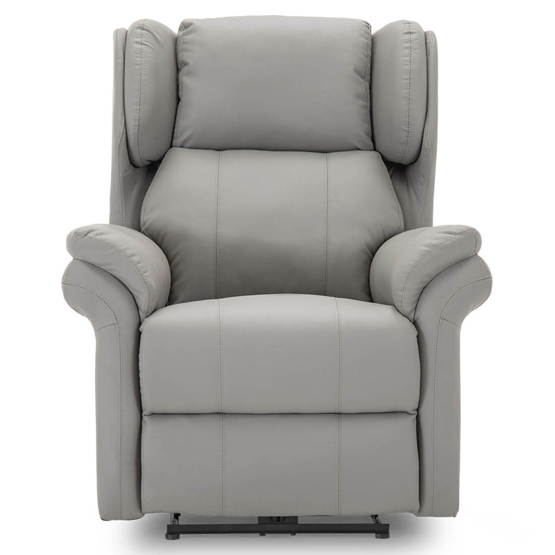 Shropshire 88cm Wide Wing Chair Recliner, Grey