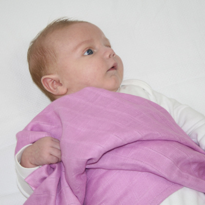Maisonneuve Cotton Baby Blanket, Violet