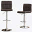 Tabouret de bar pivotant réglable en similicuir, ensemble de 2-1085009758