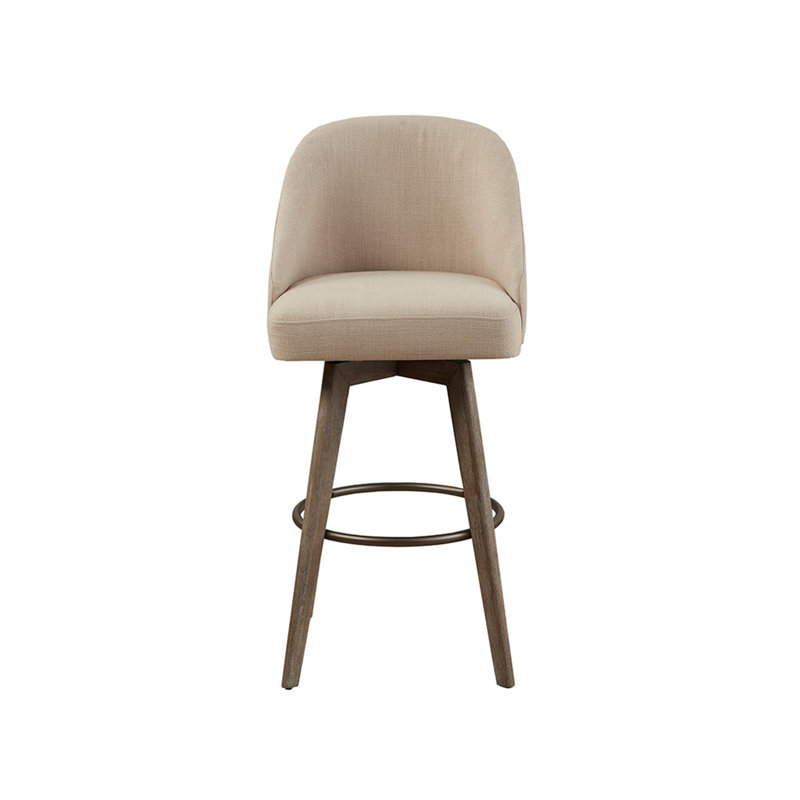 Tabouret de bar avec siège pivotant, Beige