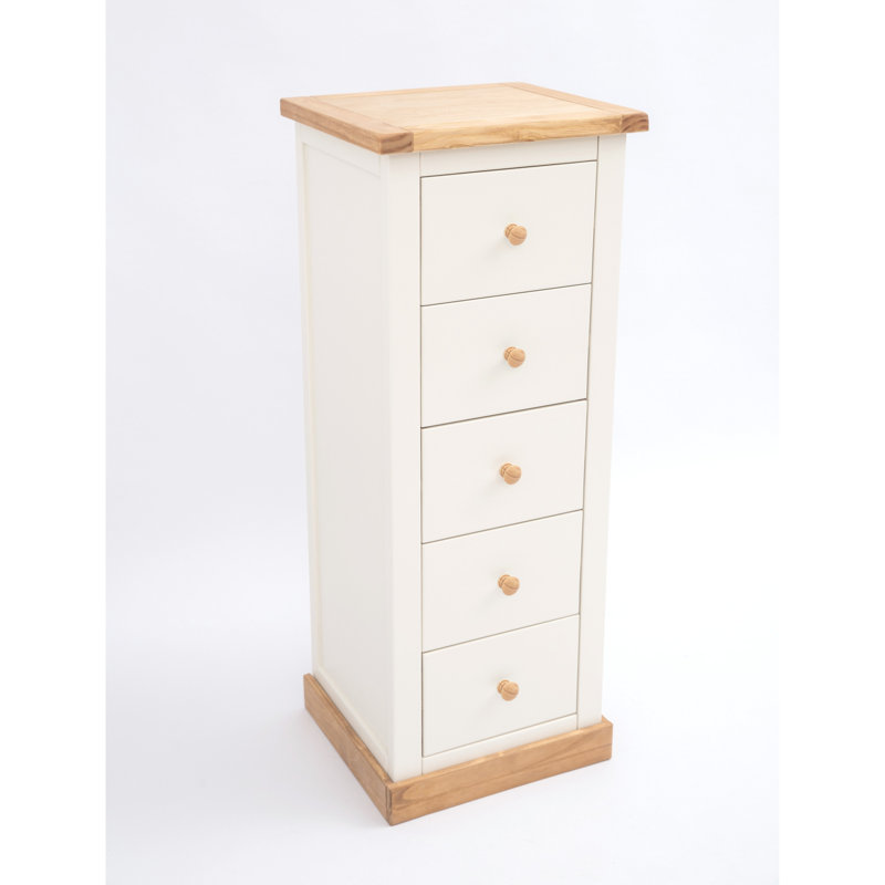 5 Drawer 45cm W Lingerie Chest, White