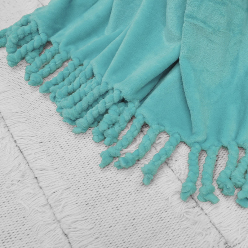 Throw Blanket, Baltic Blue, 127cm x 152.4cm