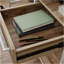 Bureau, finition brune