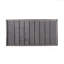 Velours gris foncé de 25 po avec structure en métal stable et cadre à plis d'aspect tendance,