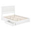 Lit plateforme avec rangement en bois massif Ashante avec pied de lit et tiroirs sous le lit-2088022181-2141740071