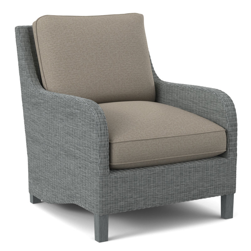 Gibraltar Armchair, White Textured Performance; 0865-91, Greystone