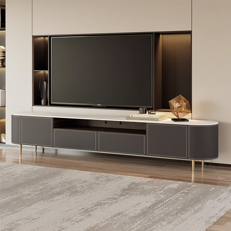 Meuble télé de style minimaliste italien, 78.74"