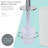 Bath Bliss Plastic Toilet Brush And Holder-73065335-73065336