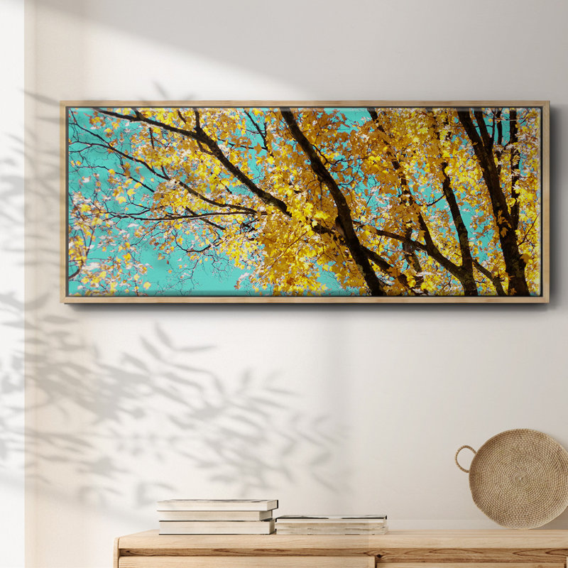 Tapisserie d'automne IV - toile encadrée, H 12 po x l 30 po