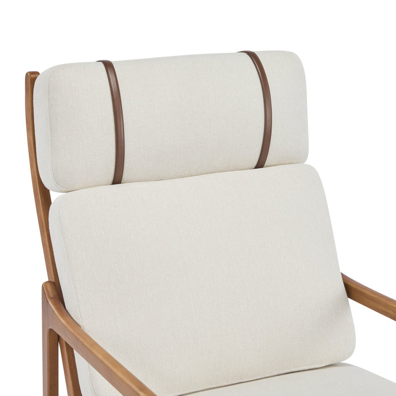 Fauteuil de salon Mid Mid Century, Beige