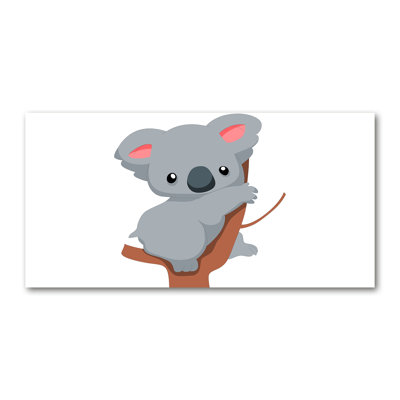 Koala On The Tree - No Frame Print on Canvas