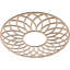 26"OD x 8 7/8"ID x 1/4"T Cannes Wood Fretwork Pierced Ceiling Medallion, Birch-63411892-63411923