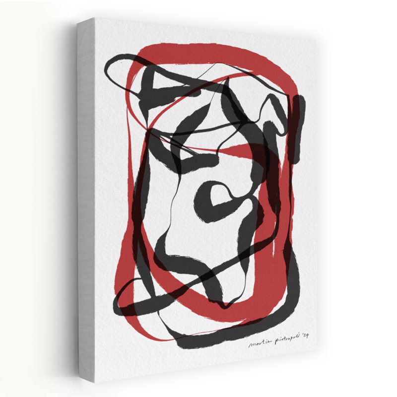 Art contemporain contemporain abstrait, H 18 po x l 12 po