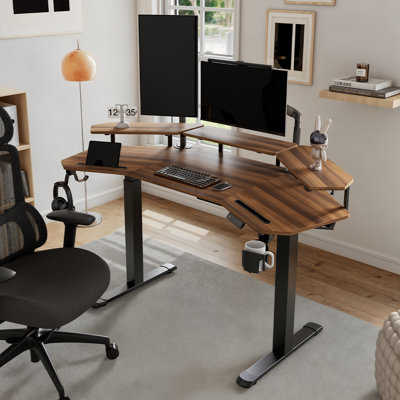 63"Modern Wing-Shaped Standing Desk