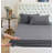 Elegant Comfort Luxuriously Soft 4-Piece Velvet Plush Flannel Sheet Set - Premium Quality -Cozy Warm, Anti-Static, Non Pilling Fuzzy Velvet Flannel Fleece Deep Pocket Sheet Set-128854790-128854789