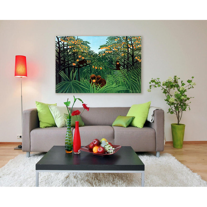 «The Tropics» par Henri Rousseau, art mural sur toile