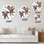 Exotic Elephants on White - Horloge murale traditionnelle-914792570