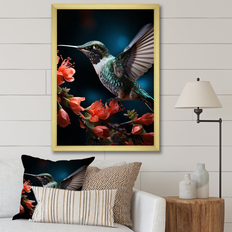 Reproduction d'art sur toile Its Its, Encadrement doré, H 32 po x l 16 po x P 1 po