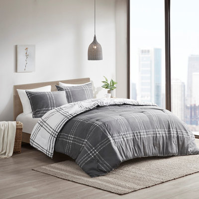 Merryn Reversible Plaid Comforter Set