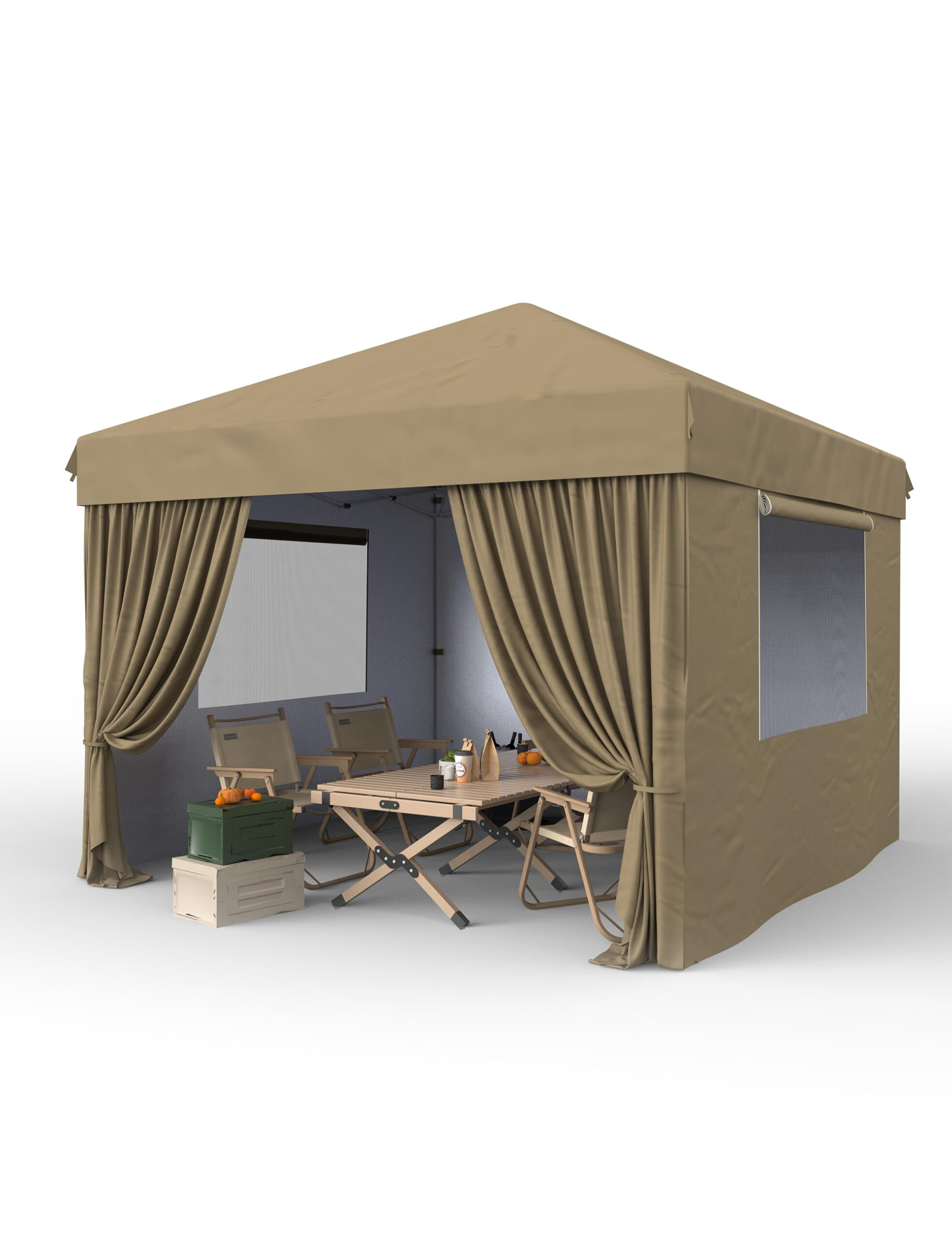 Homhougo 10 Ft. W x 10 Ft. D Aluminum Dome Canopy | Wayfair