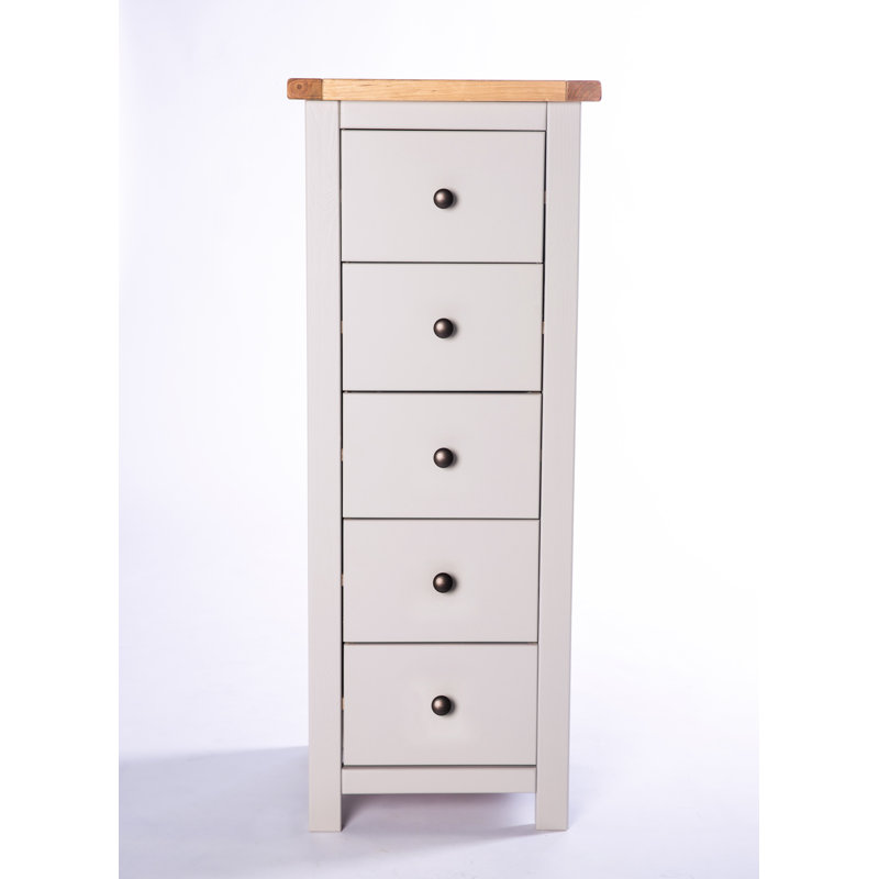 Alec 45cm W Chest of Drawers, Brass